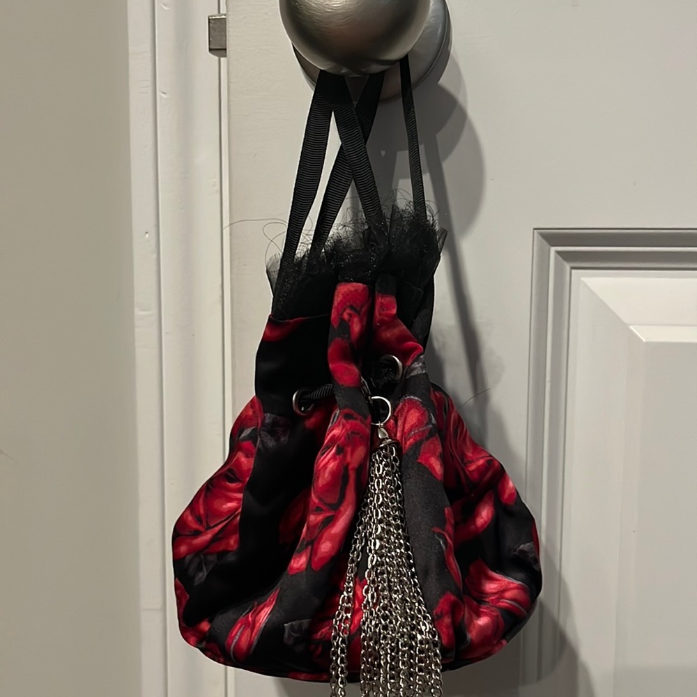 NWOT White House Black Market drawstring evening purse